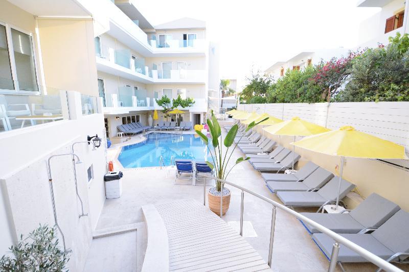 Dimitrios Beach Hotel Adults Friendly 14 Plus Rethymno Exterior foto