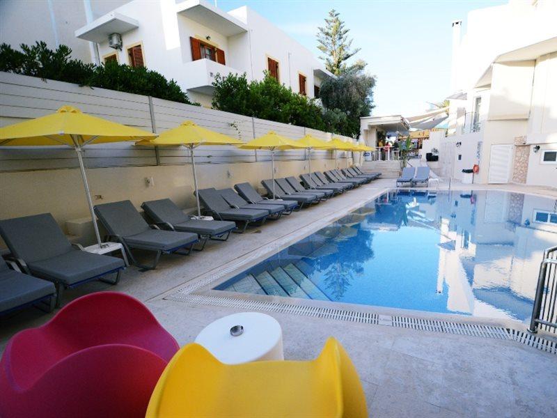 Dimitrios Beach Hotel Adults Friendly 14 Plus Rethymno Exterior foto