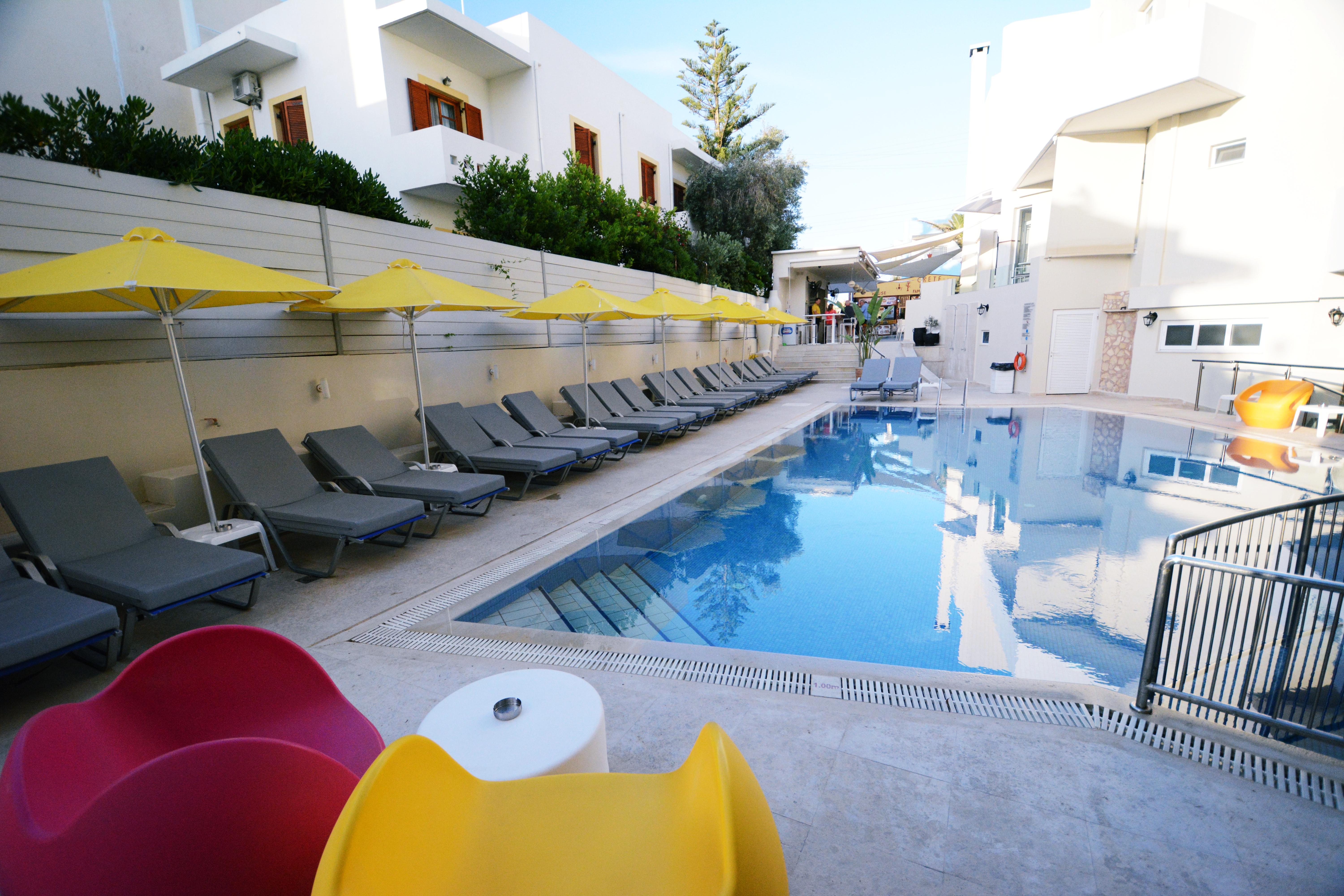 Dimitrios Beach Hotel Adults Friendly 14 Plus Rethymno Exterior foto