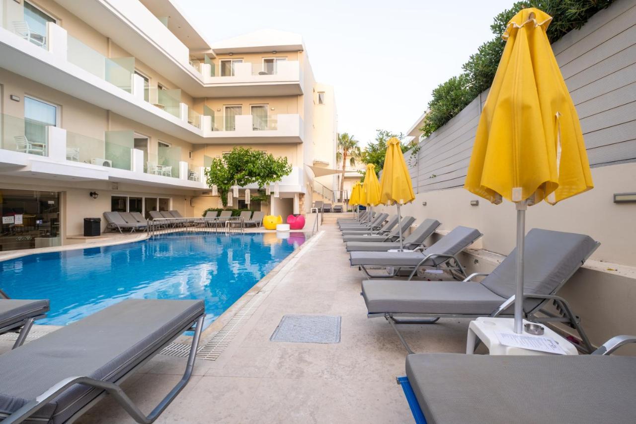 Dimitrios Beach Hotel Adults Friendly 14 Plus Rethymno Exterior foto