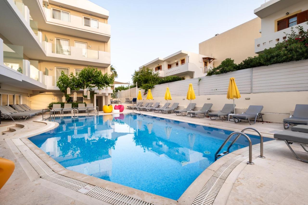 Dimitrios Beach Hotel Adults Friendly 14 Plus Rethymno Exterior foto