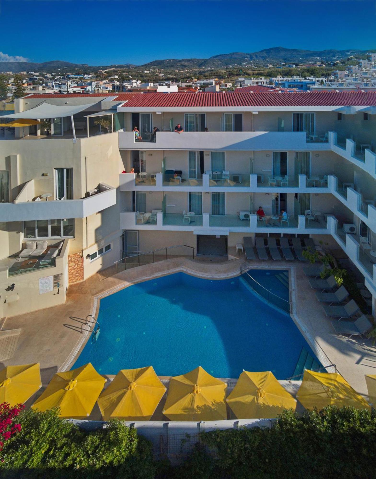 Dimitrios Beach Hotel Adults Friendly 14 Plus Rethymno Exterior foto