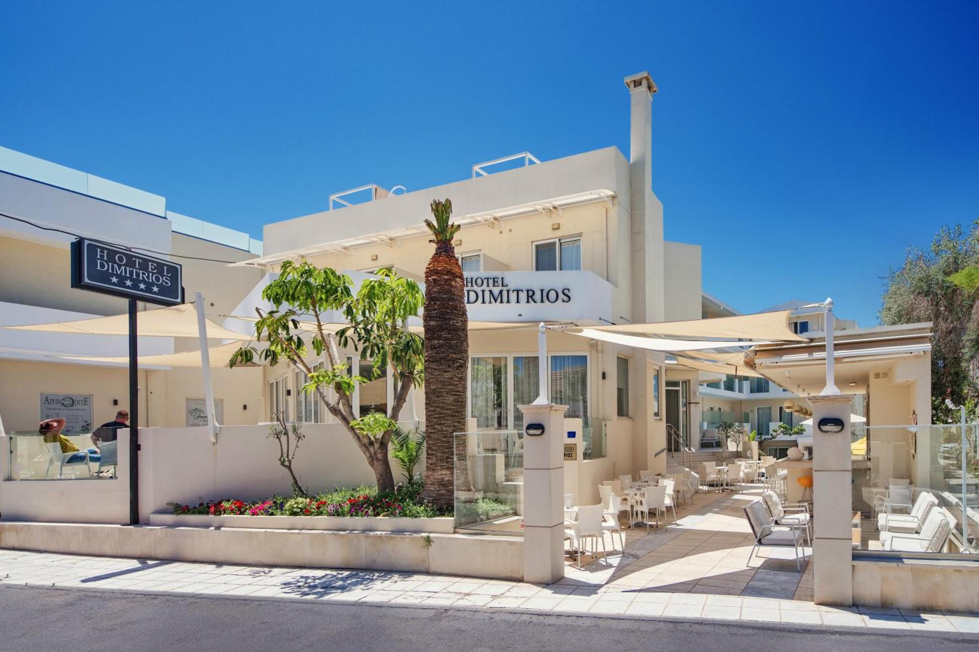 Dimitrios Beach Hotel Adults Friendly 14 Plus Rethymno Exterior foto